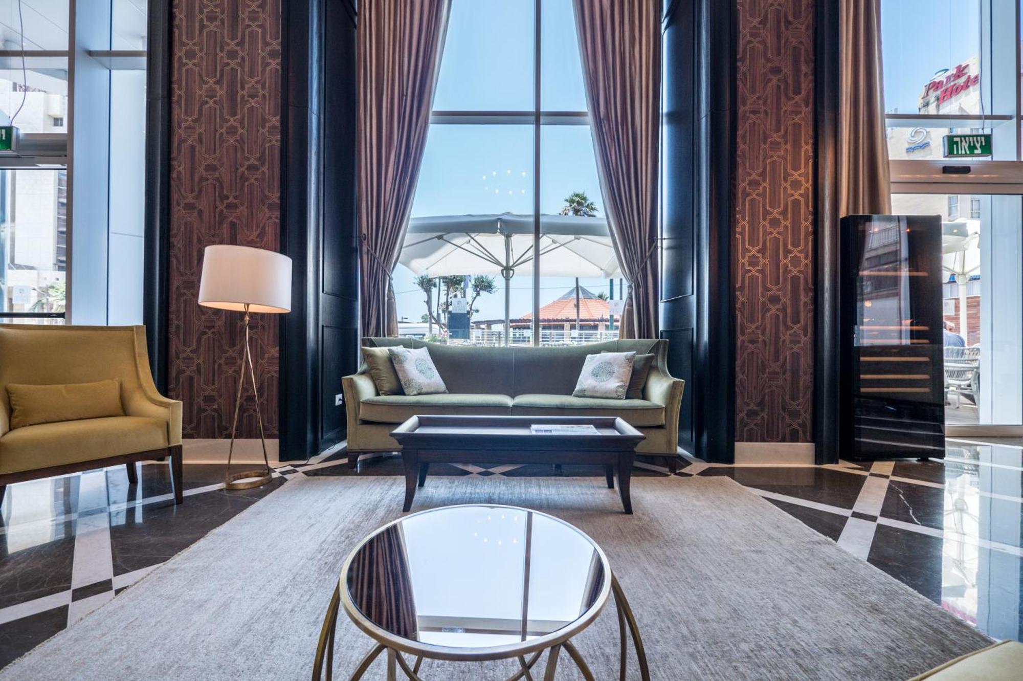David Tower Hotel Netanya By Prima Hotels - 16 Years Plus Exterior foto The lobby of the hotel